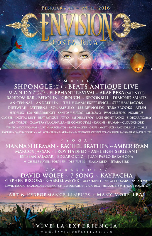 Envision Festival artist lineup