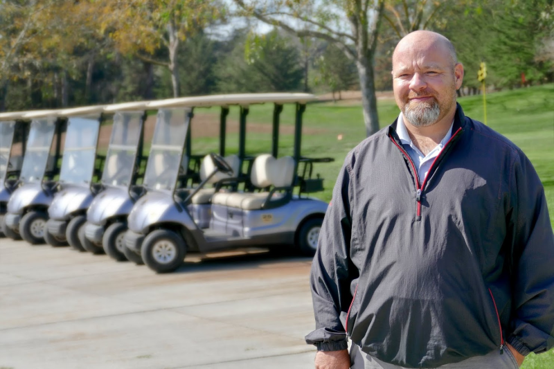 At Delaveaga Golf Course, Superintendent Miles Hicks says water-saving efforts began 10 years ago. Photo by Paul Topp