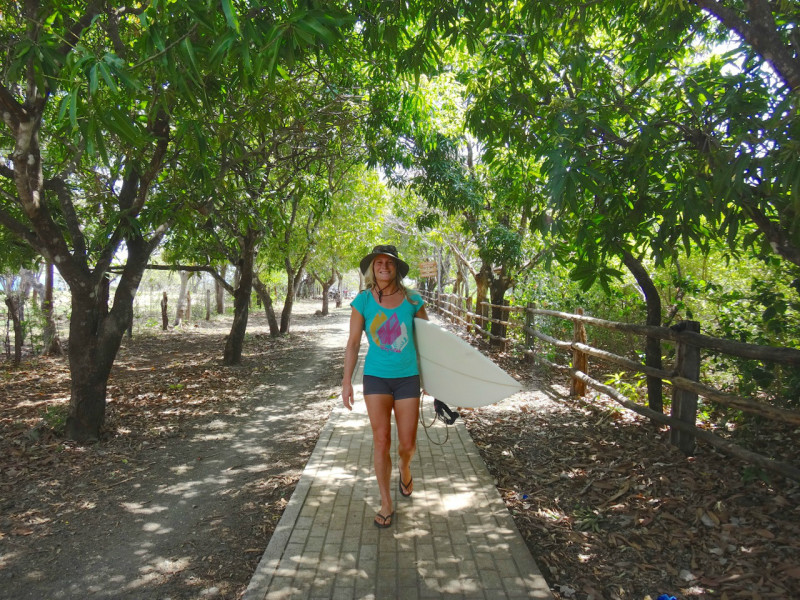 One woman's solo surf trip through Central America and Mexico.