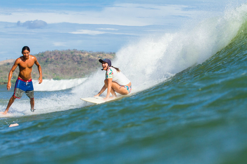 One woman's solo surf trip through Central America and Mexico.