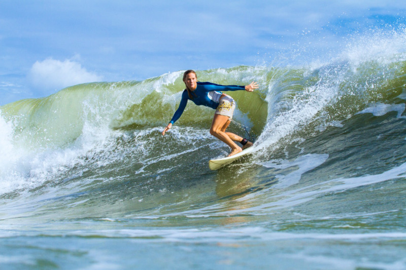 One woman's solo surf trip through Central America and Mexico.