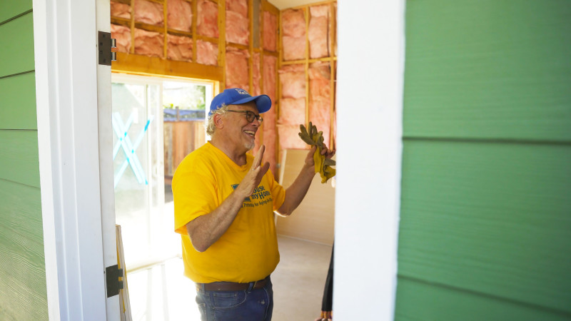 Executive Director of Habitat for Humanity Monterey Bay David Foster, at the job site for the first My House My Home pilot.